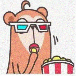 观众老式放映机的头像